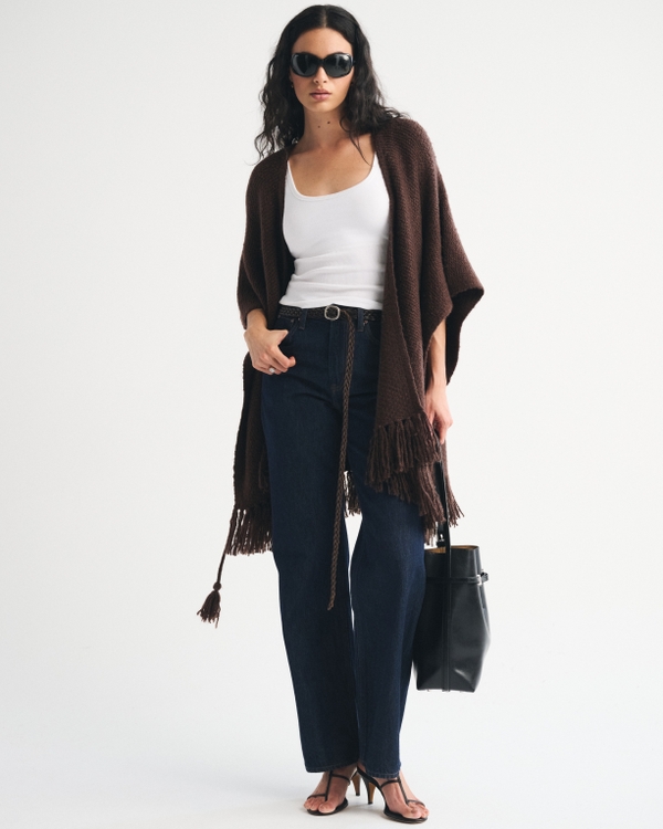 Fringe Belted Cardigan