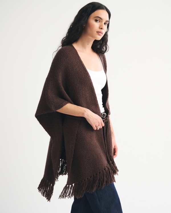 Fringe Belted Cardigan