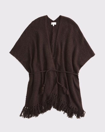 Fringe Belted Cardigan