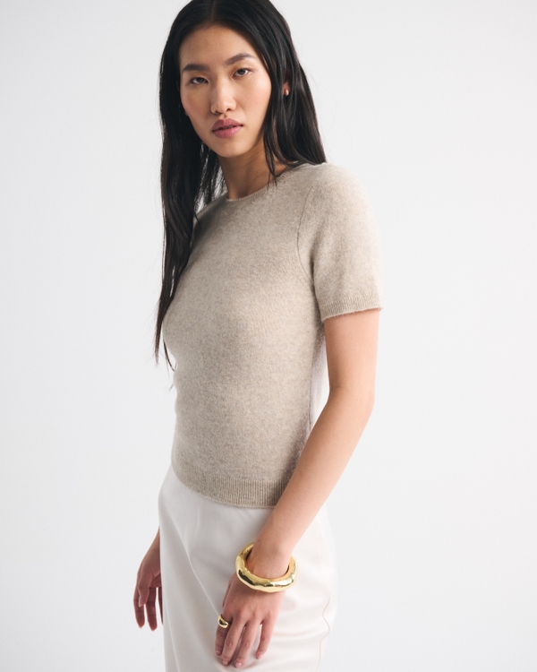 Merino Wool-Blend Sweater Tee