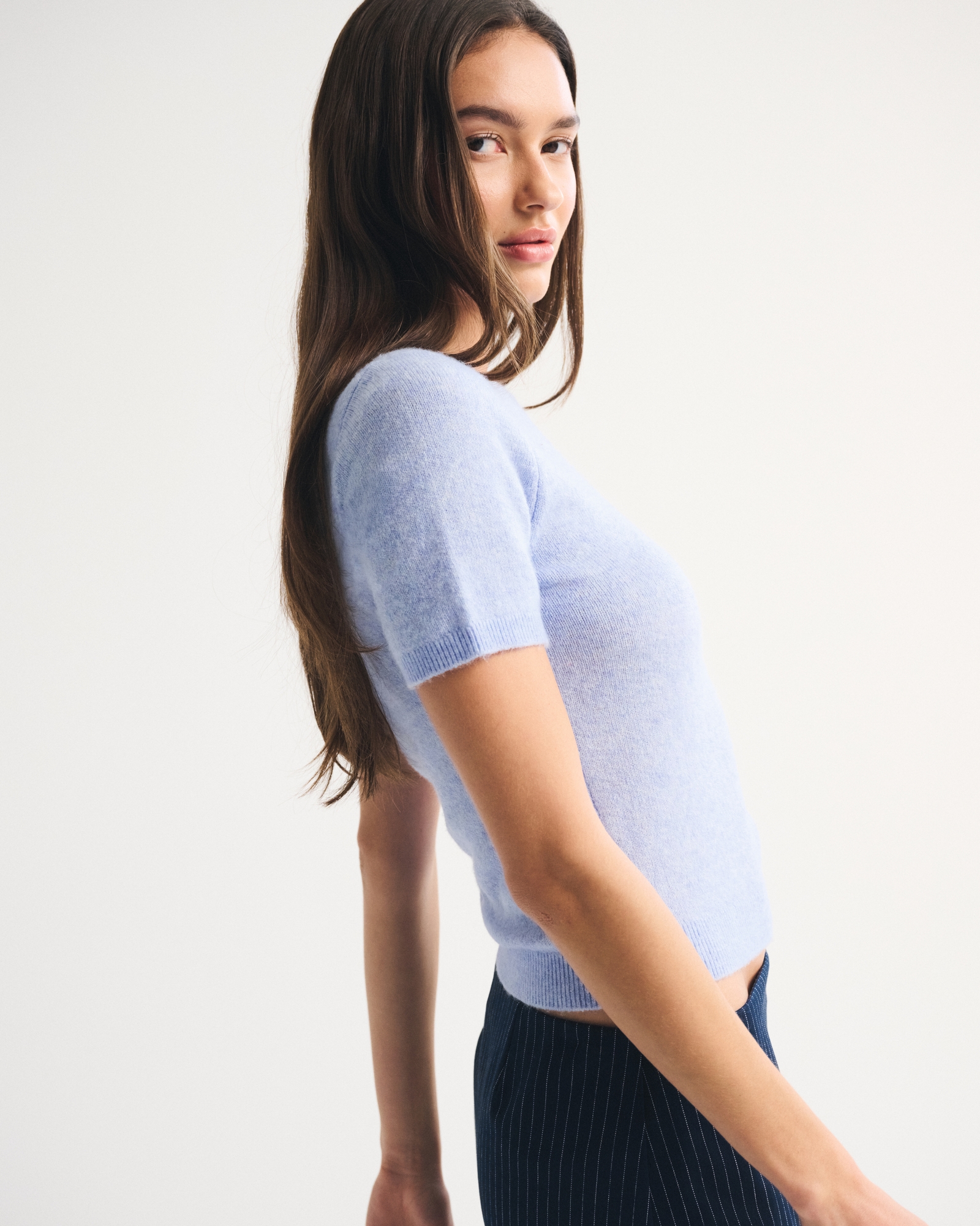 Merino Wool-Blend Sweater Tee