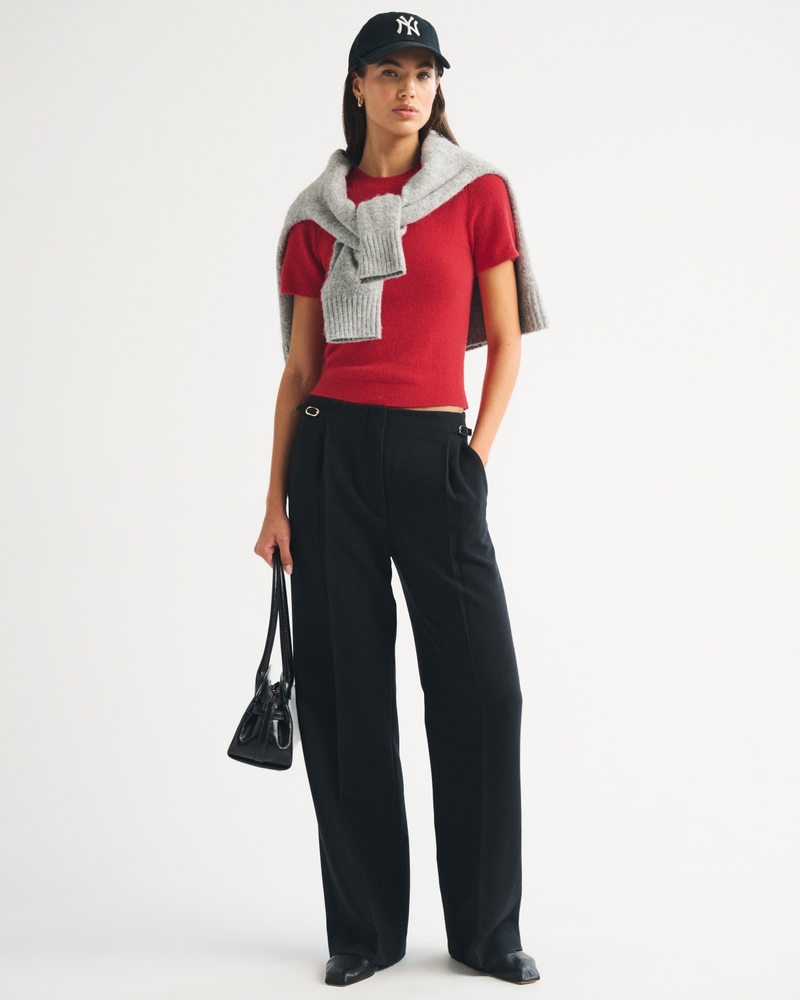 Merino Wool-Blend Sweater Tee - thumbnail 7