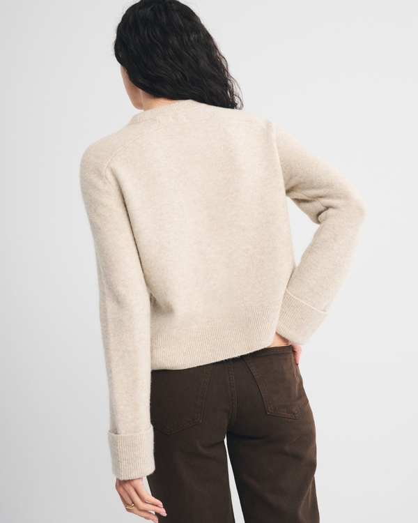 The A&F Madeline Merino Wool-Blend Crew Sweater