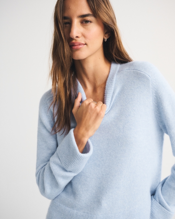 The A&F Madeline Merino Wool-Blend Crew Sweater