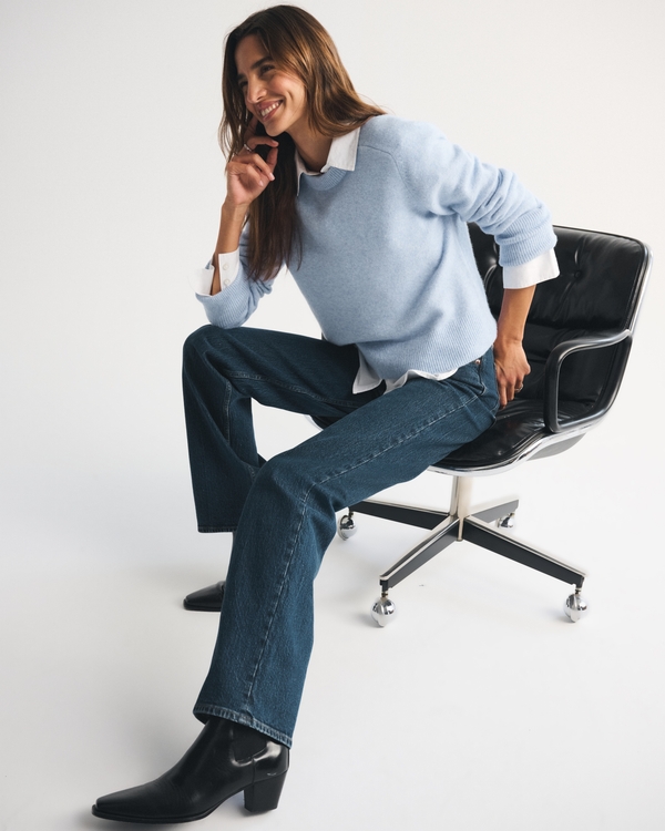 The A&F Madeline Merino Wool-Blend Crew Sweater