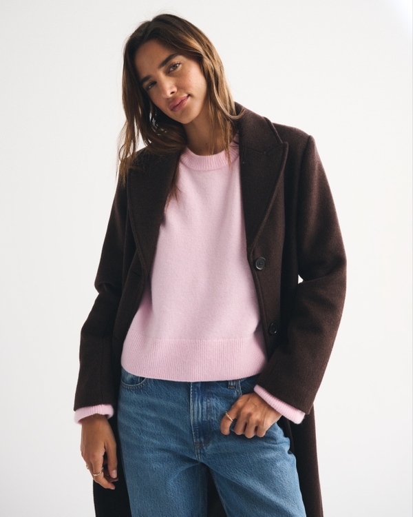 The A&F Madeline Merino Wool-Blend Crew Sweater