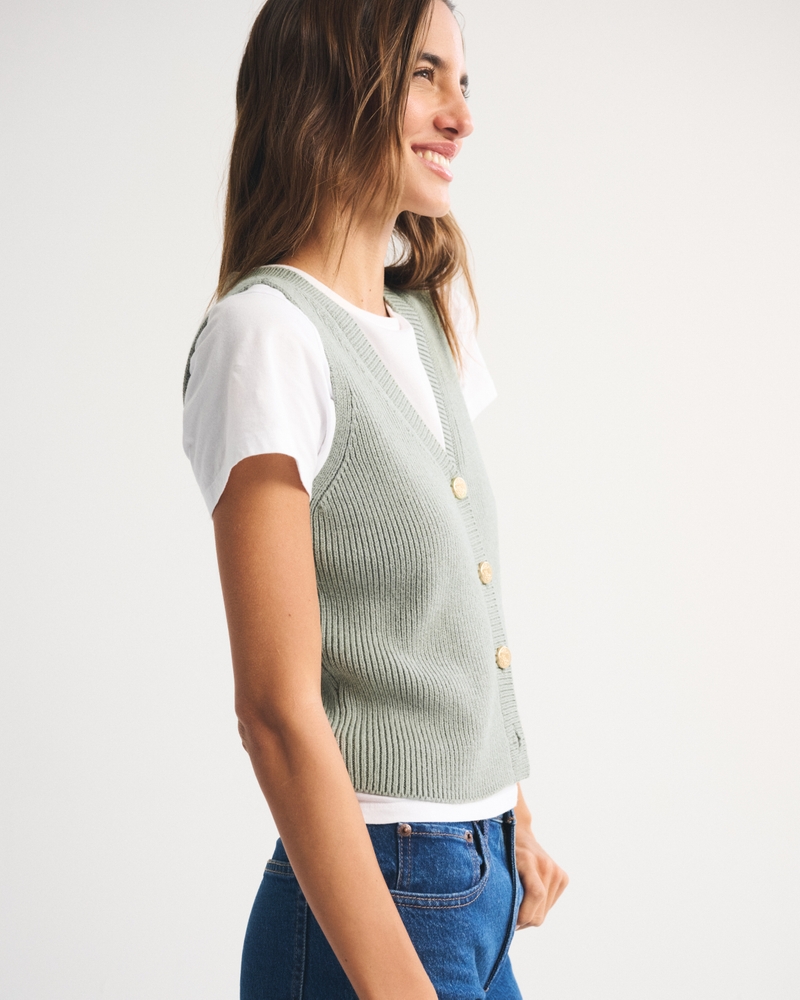 V-Neck Sweater Vest - thumbnail 9