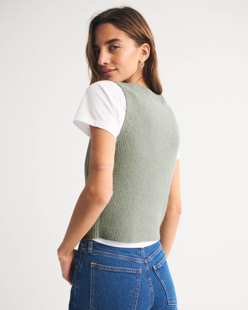 V-Neck Sweater Vest - thumbnail 10