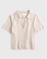 Merino Wool-Blend Sweater Polo