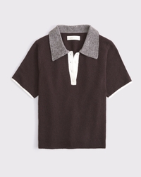 Merino Wool-Blend Sweater Polo