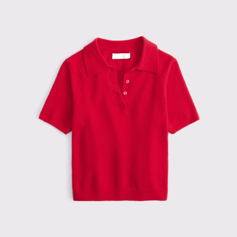 Женские свитеры Abercrombie & Fitch Merino Wool-Blend Sweater Polo