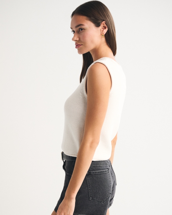 Rollneck Sweater Shell Top