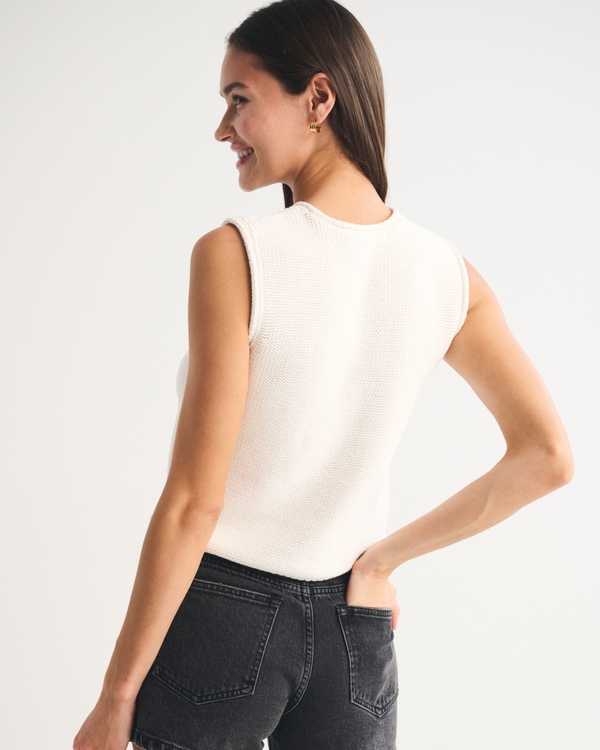 Rollneck Sweater Shell Top