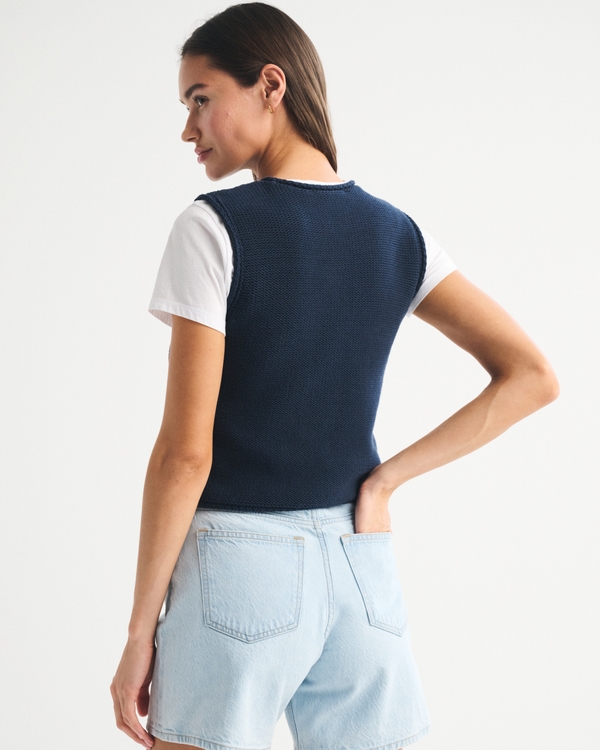 Rollneck Sweater Shell Top