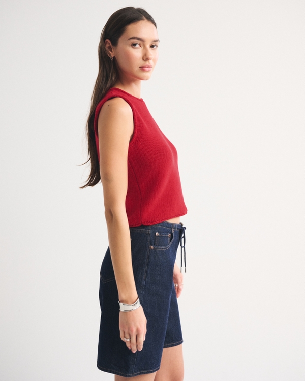 Rollneck Sweater Shell Top