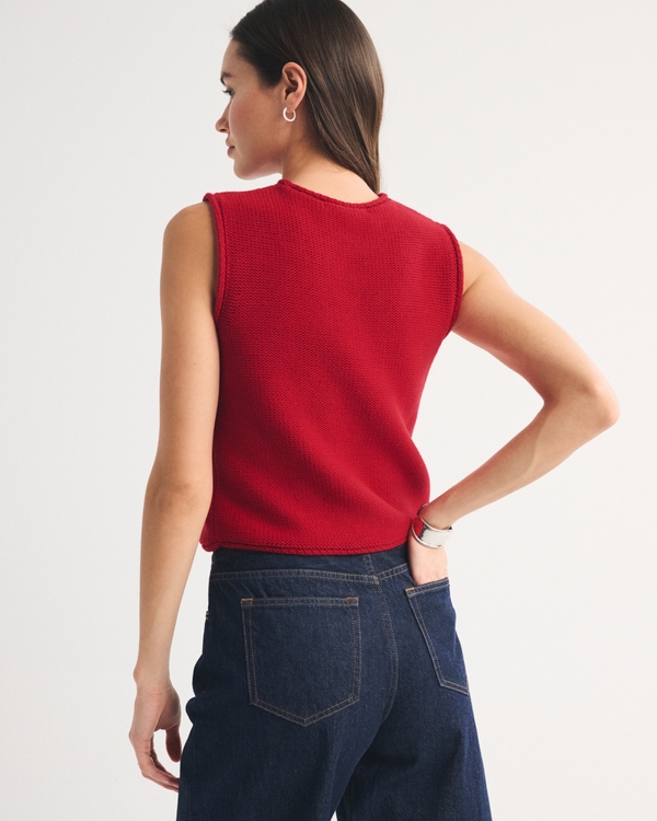 Rollneck Sweater Shell Top