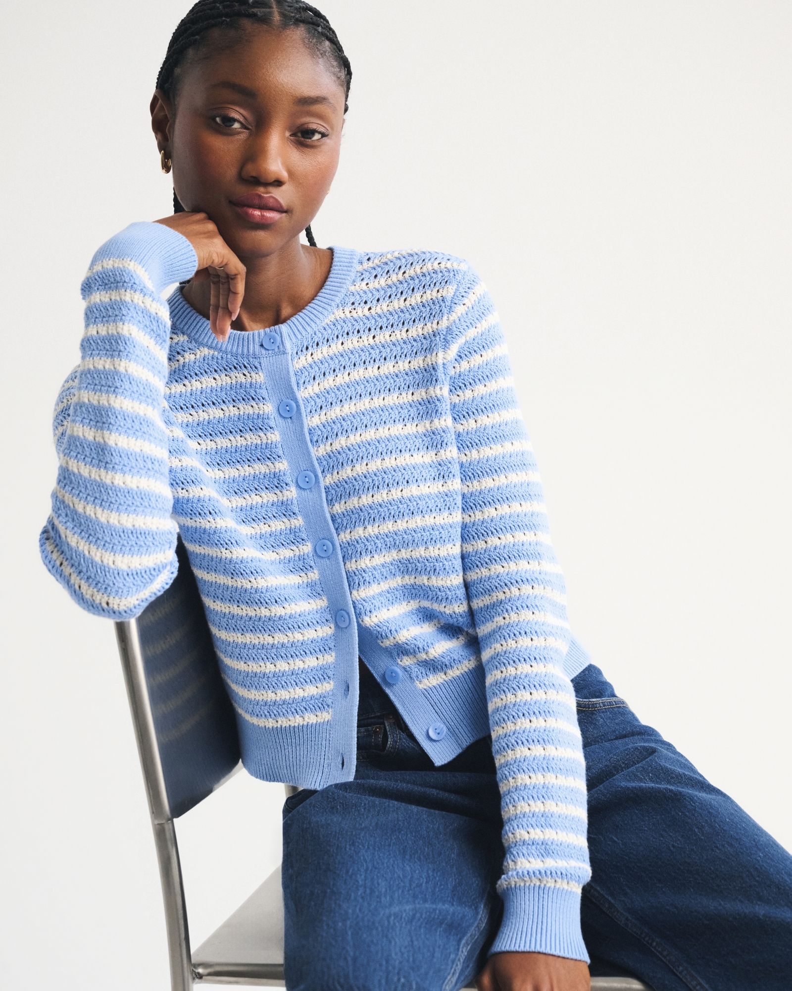 Abercrombie & Fitch Crew Cardigan | MainPlace Mall