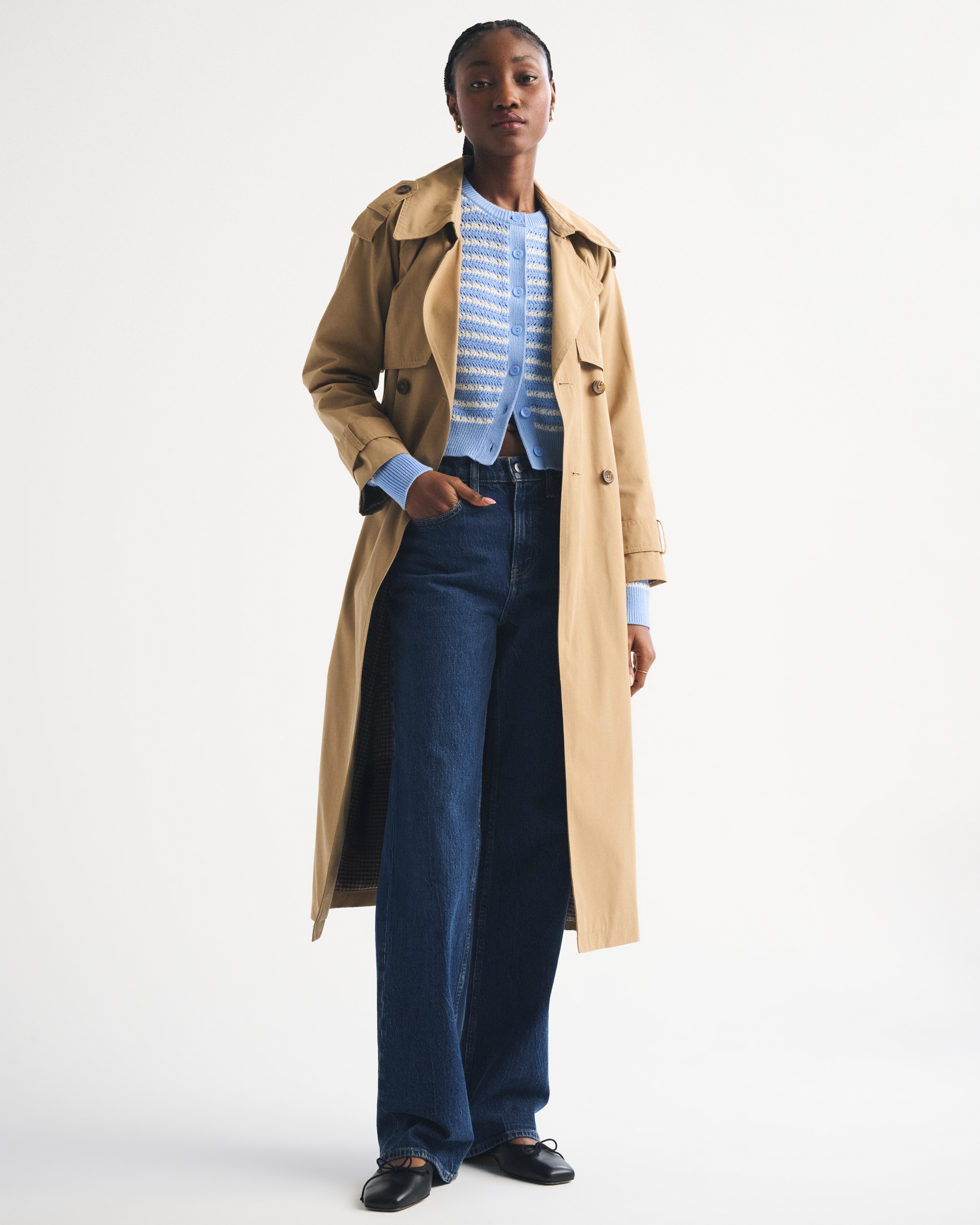 Женские кардиганы Abercrombie & Fitch Shrunken Crew Cardigan — фото 3