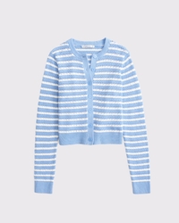 Shrunken Crew Cardigan