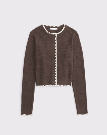 Shrunken Crew Cardigan from Abercrombie & Fitch - $85