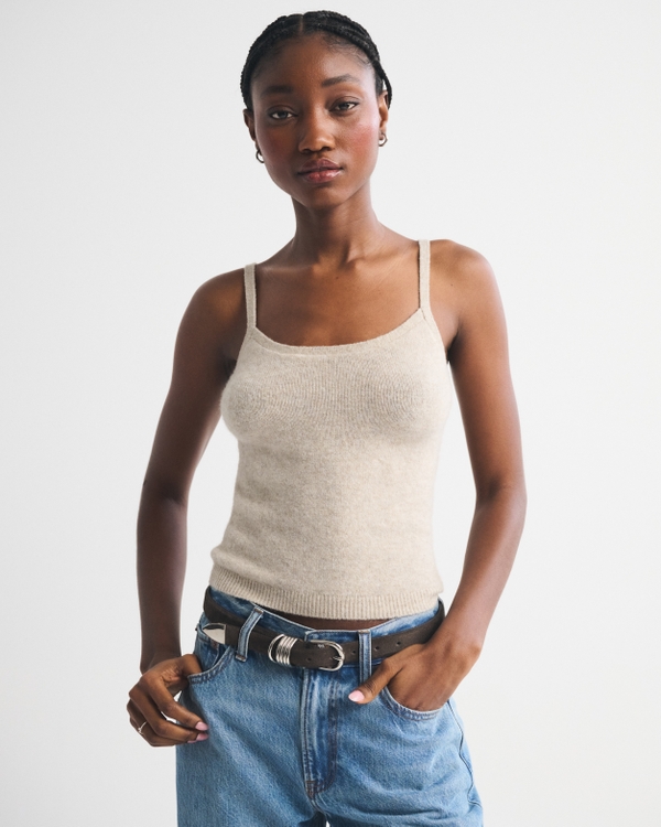 Merino Wool-Blend Sweater Tank