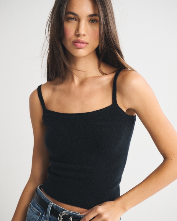Merino Wool-Blend Sweater Tank