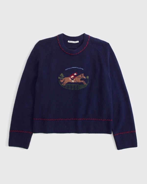 Women's A&F Madeline Crew Sweater | Women's Tops | Abercrombie.com
