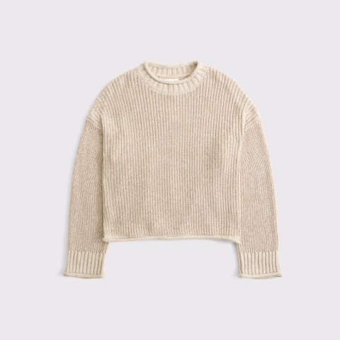 Женские свитеры Abercrombie & Fitch 100% Cotton Roll Neck Crew Sweater
