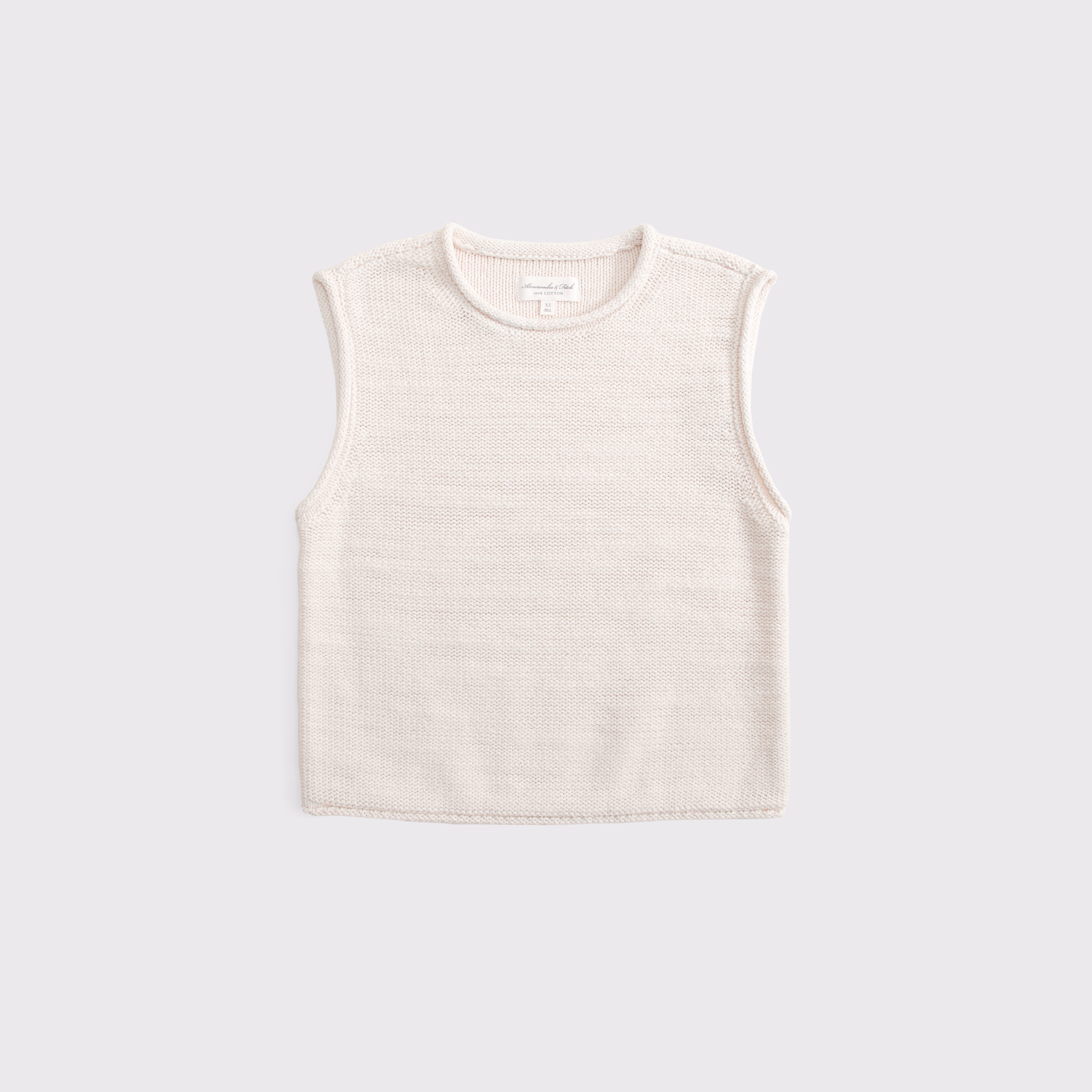 100% Cotton Rollneck Sweater Shell