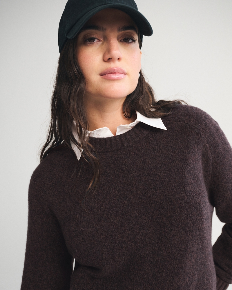 A&F Madeline Textural Crew Sweater - thumbnail 9