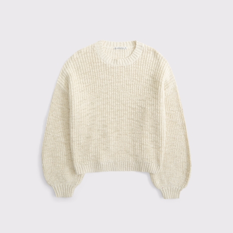 Женские свитеры Abercrombie & Fitch Cotton Textural Crew Sweater