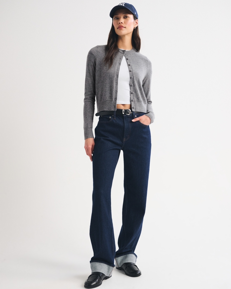 100% Cashmere Shrunken Cardigan - thumbnail 6