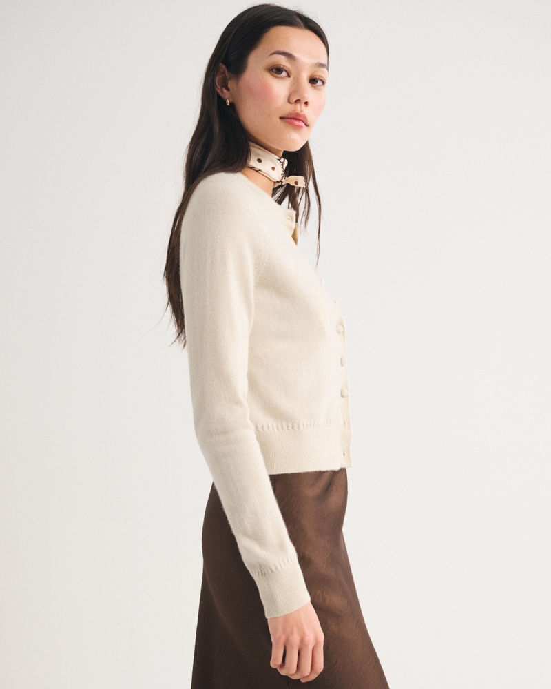 100% Cashmere Shrunken Cardigan - thumbnail 10