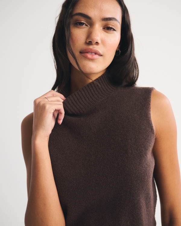 Women's Merino Wool-Blend Sweater Shell Top | Women's Tops