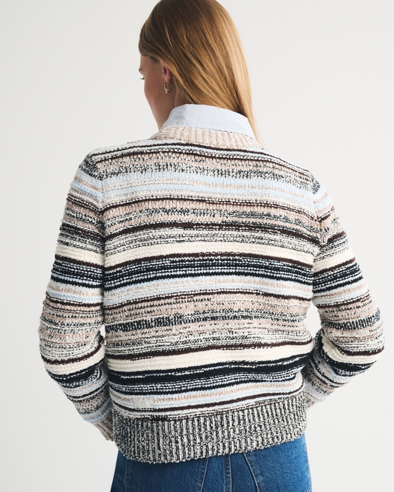 A&F Madeline Textural Crew Sweater - thumbnail 5