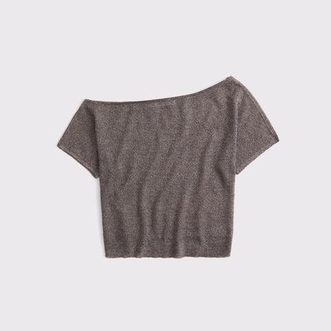 Женские свитеры Abercrombie & Fitch Off-The-Shoulder Shine Sweater Top