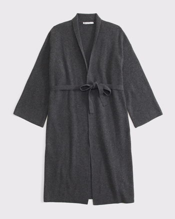 Wool-Blend Lounge Cardigan