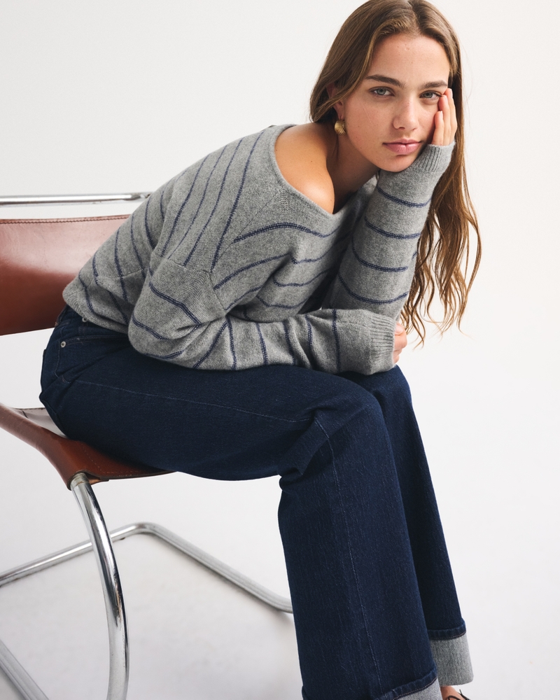 Merino Wool-Blend Slash Sweater - thumbnail 6