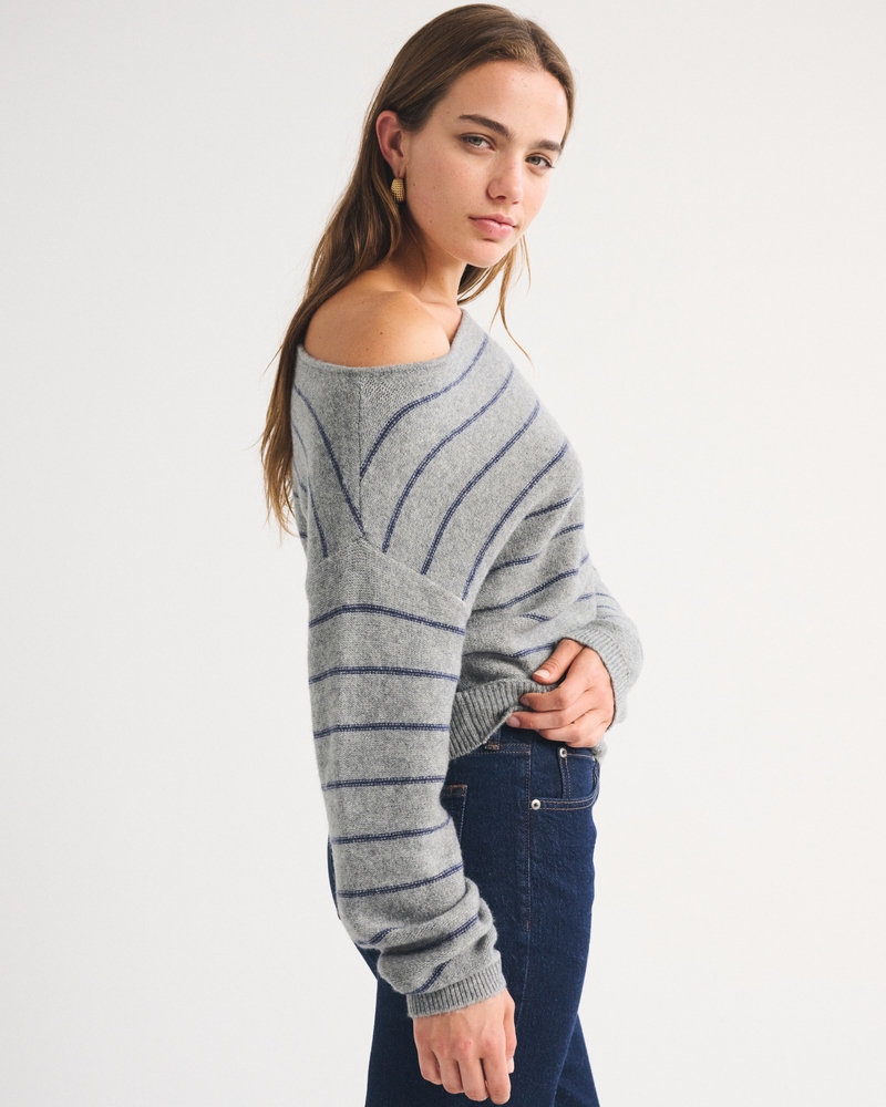 Merino Wool-Blend Slash Sweater - thumbnail 9