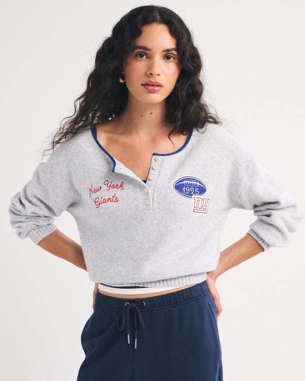 New York Giants Henley Sweater