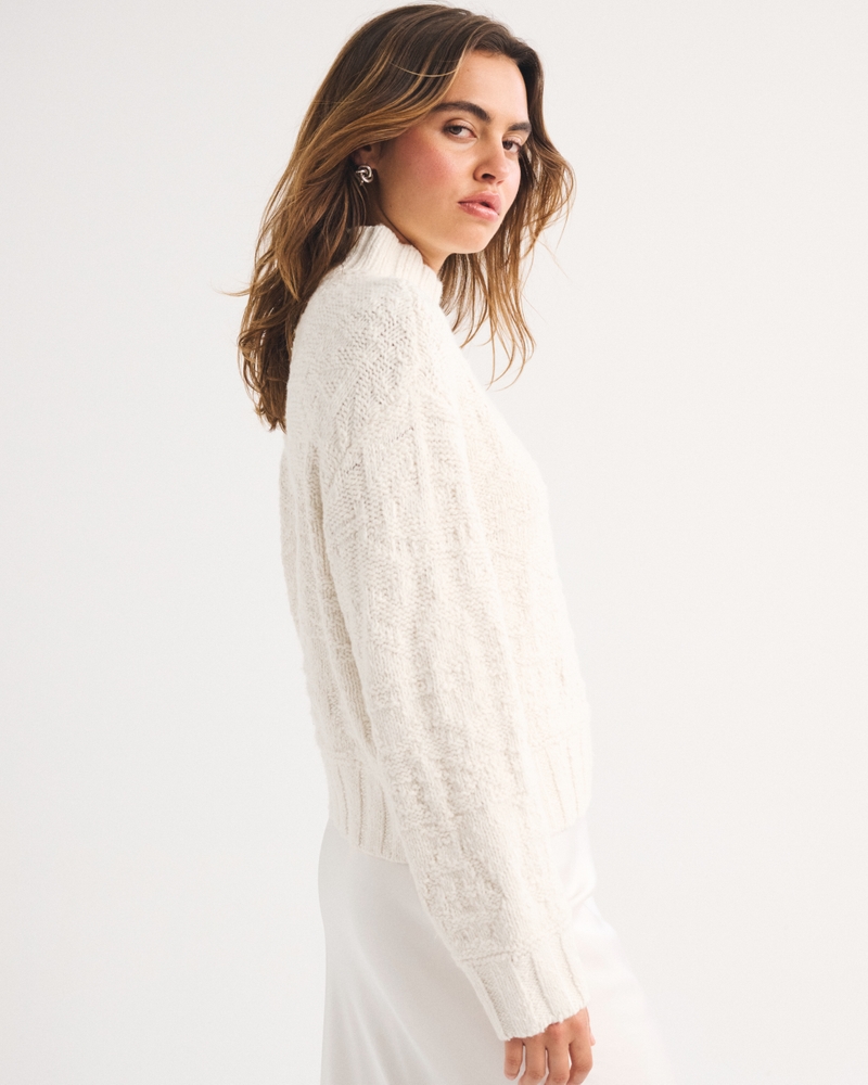 Easy Funnel Neck Sweater - thumbnail 4