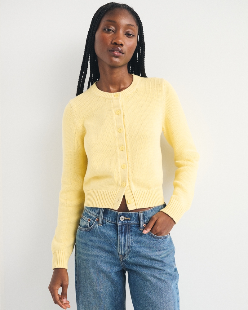 Shrunken Crew Cardigan - thumbnail 7