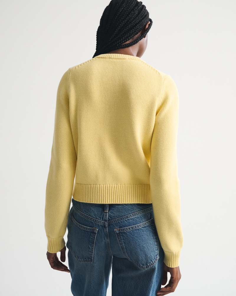 Shrunken Crew Cardigan - thumbnail 10
