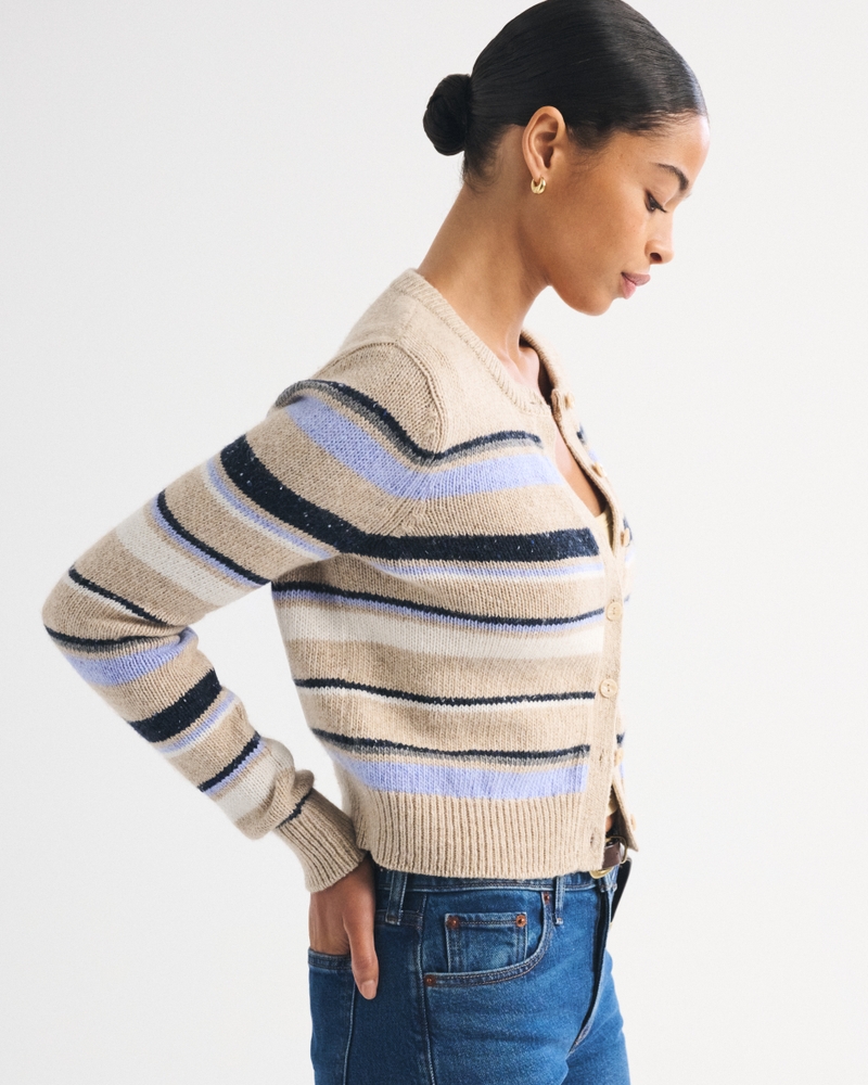 Shrunken Crew Cardigan - thumbnail 4