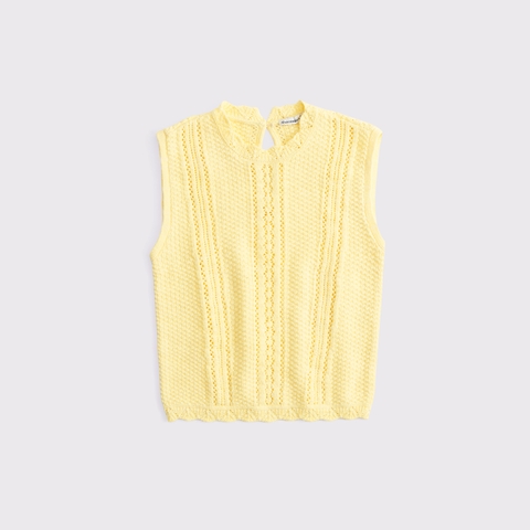 Женские свитеры Abercrombie & Fitch Cotton Pointelle Sweater Shell Top