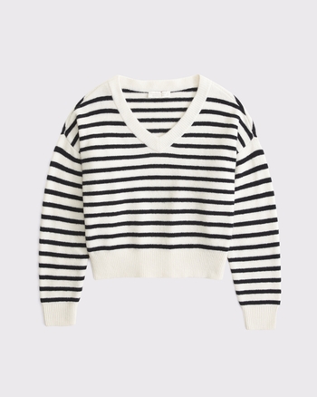Merino Wool-Blend V-Neck Sweater from Abercrombie & Fitch - $58.99 (30% off)
