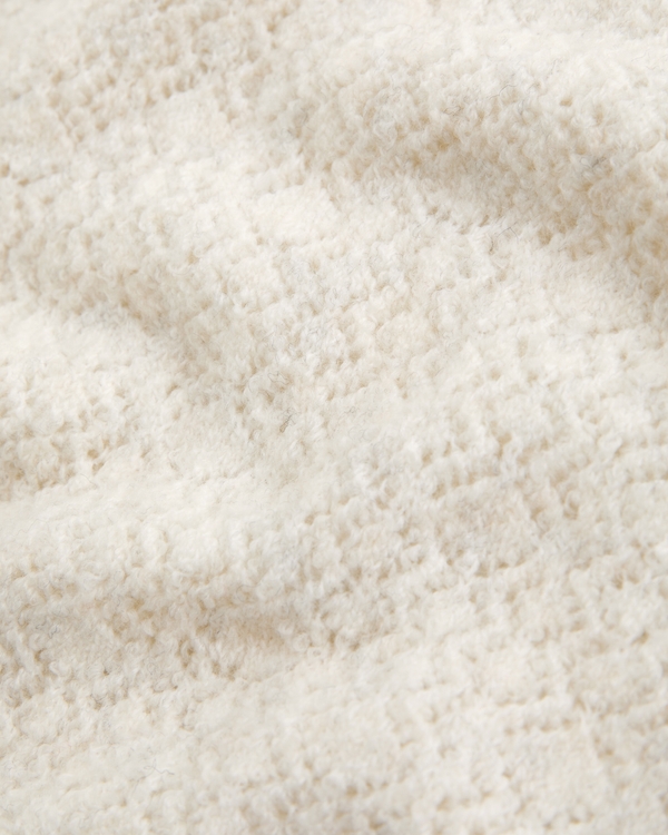 Merino Wool-Blend Pointelle Sweater Tee