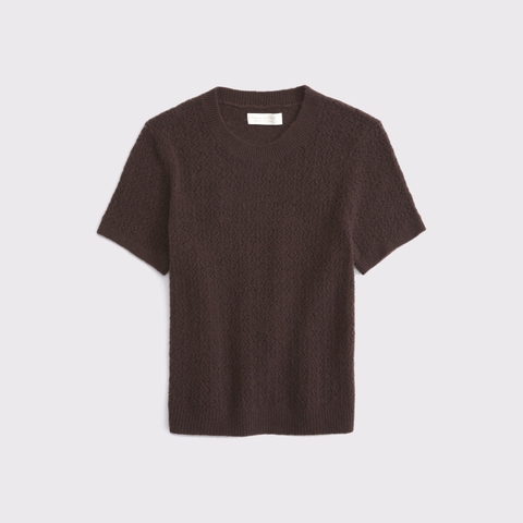 Женские свитеры Abercrombie & Fitch Merino Wool-Blend Pointelle Sweater Tee