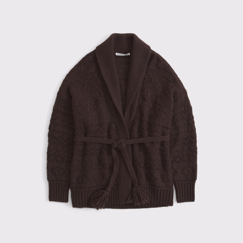 Женские кардиганы Abercrombie & Fitch Shawl Collar Wrap Cardigan