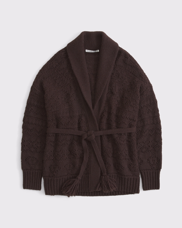 Women's Shawl Collar Wrap Cardigan | Women's Tops | Abercrombie.com